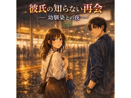 彼氏の知らない再会 ―幼馴染との夜― アイキャッチ画像 【無料同人エロ漫画チョイス】